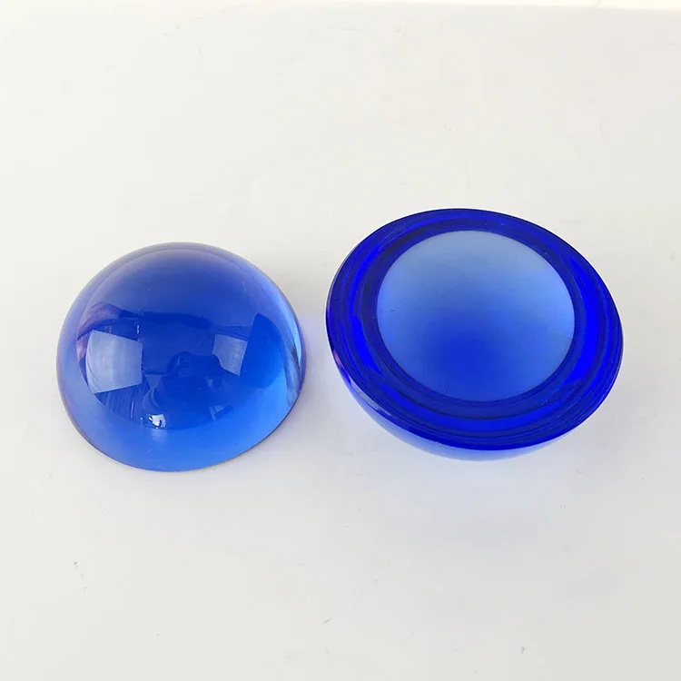 Blue Crystal Magnifying Glass Dome Paperweight Mhf0602 Buy Blank