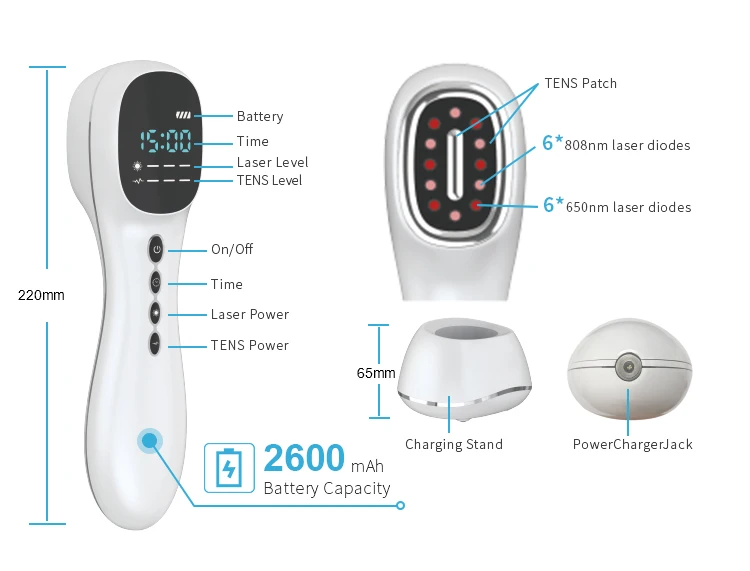 Handheld Laser Health Care Portable Low Level Laser Therapy Device For ...