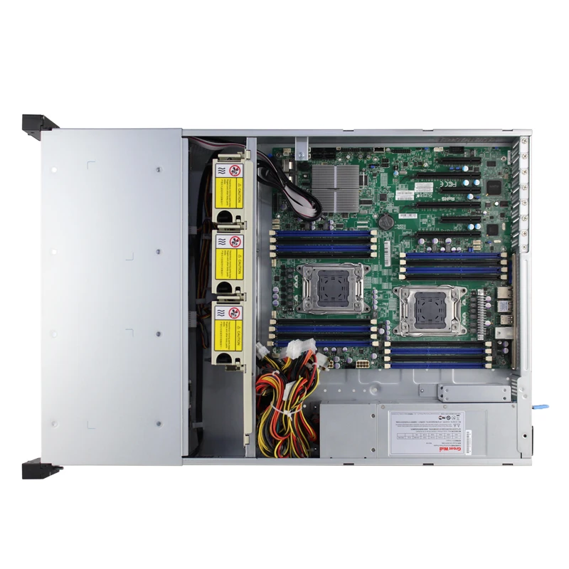 Rackmount Backplane 2U Server Rack Mount Pc Chassis Atx Psu Computer Cabinet for Security ...