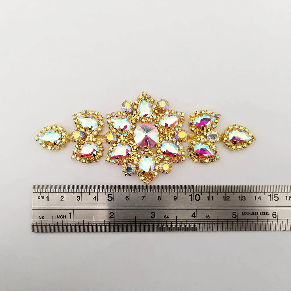 Оптовый горный хрусталь с аппликационной вышивкой жемчугом пояс украшением в виде кристаллов Свадебные украшения Аппликации