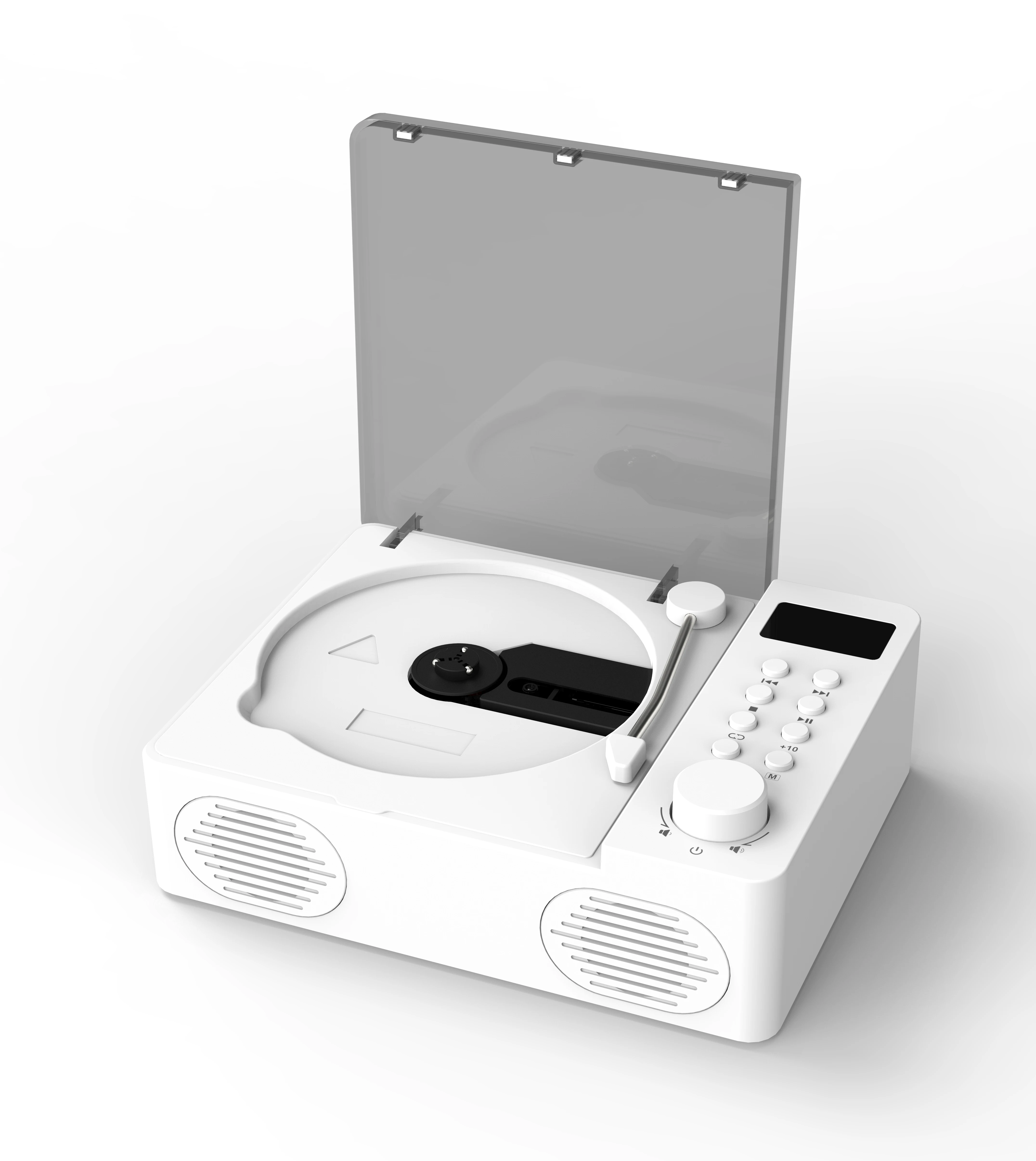 Portable Cd Player With Bluetooth Desktop Cd Player Fm Radio Lcd
