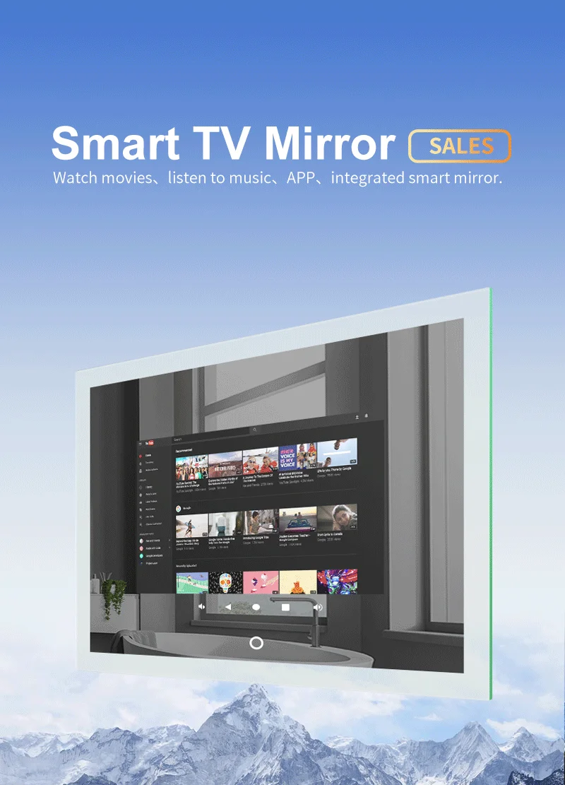 Picture Rectangular Television Custom Size Magic Rectangle Shape 15 Inch Bathroom Waterproof Led Tv ...
