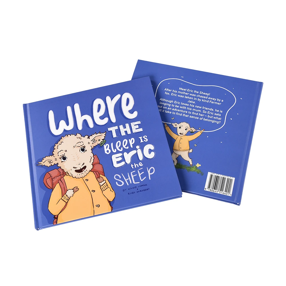 Custom Hardcover Children's Books Printing and Binding Service Cardboard Cover Cardboard Offset Board Book Printing Personalized