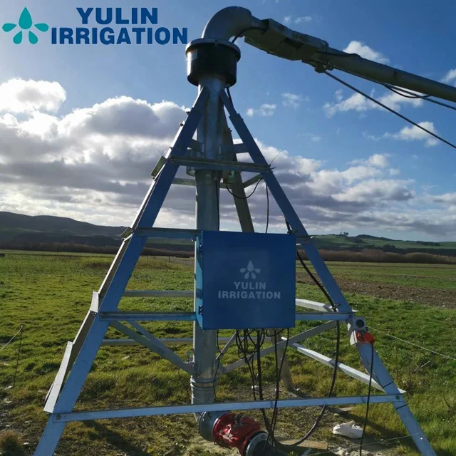 Lindsay Style Center Pivot Irrigation with Nelson R55 End Gun in Mozambique