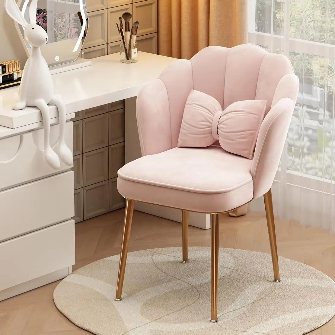 green emerald velvet dress Manhattan Rose Gold Salon Chair - Salon Chairs