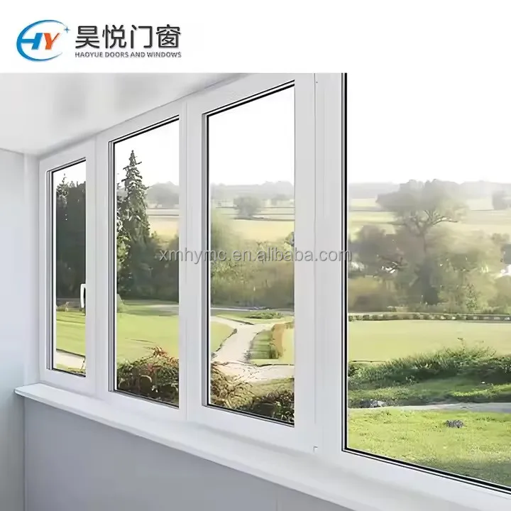 Modern PVC Sliding Windows UPVC Protection Anti-theft Mosquito Net ...