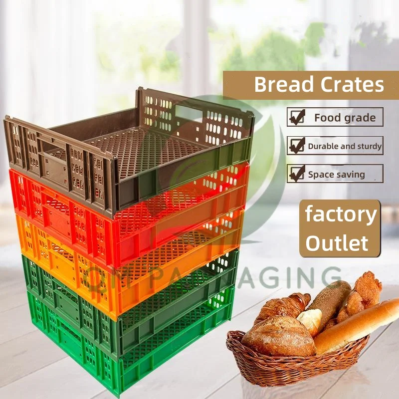 Stackable Crate Logistic Plastic Storage Bread Bakery Crates Plastic