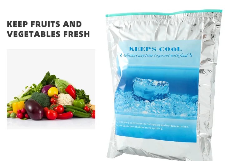 Warm verkoop Kaviaar Vaccin Aluminium folie Geïsoleerde zak Pillen Koeler zak Ziplock thermische zak 2