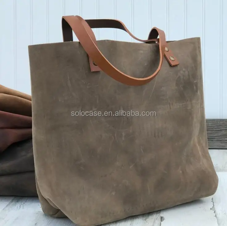 Hobo Bag With Vegan Leather Handle