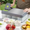 Cortador de verduras gris
