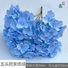 Five-headed hydrangea bouquet LS light blue