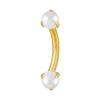 Titanio PVD Oro/blanco perla