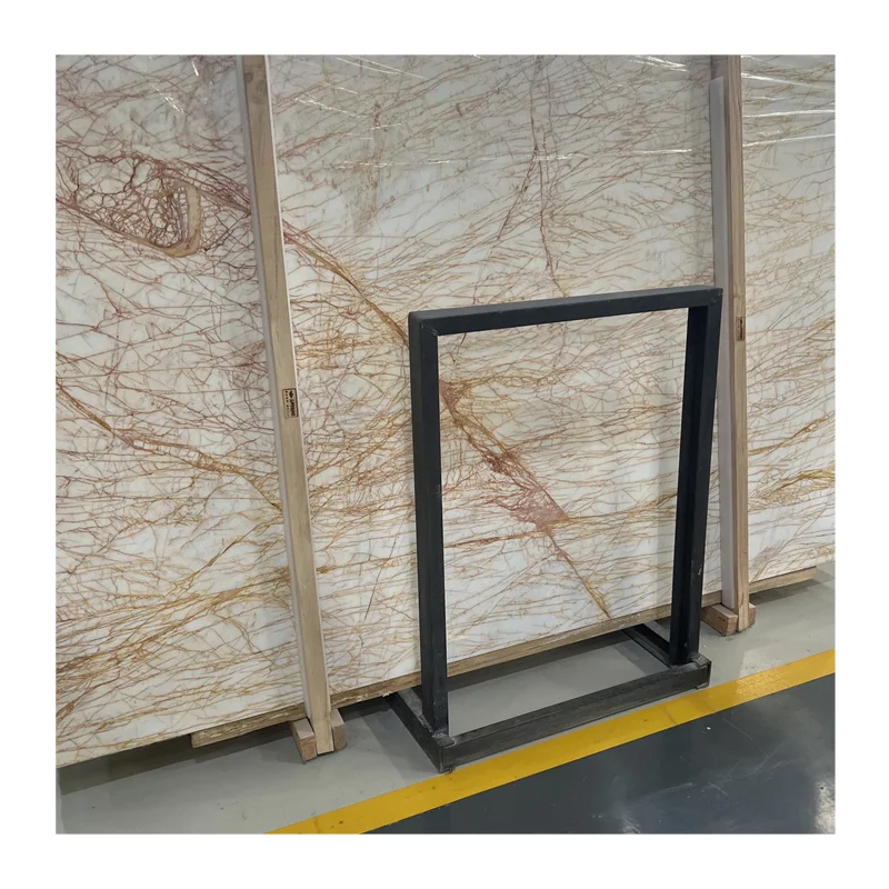 Tấm đá cẩm thạch Beige Nhện Vàng tự nhiên, đá canxit với bề mặt đánh bóng và mài mờ dành cho khách sạn, biệt thự, bảo hành 1 năm, thiết kế hiện đại