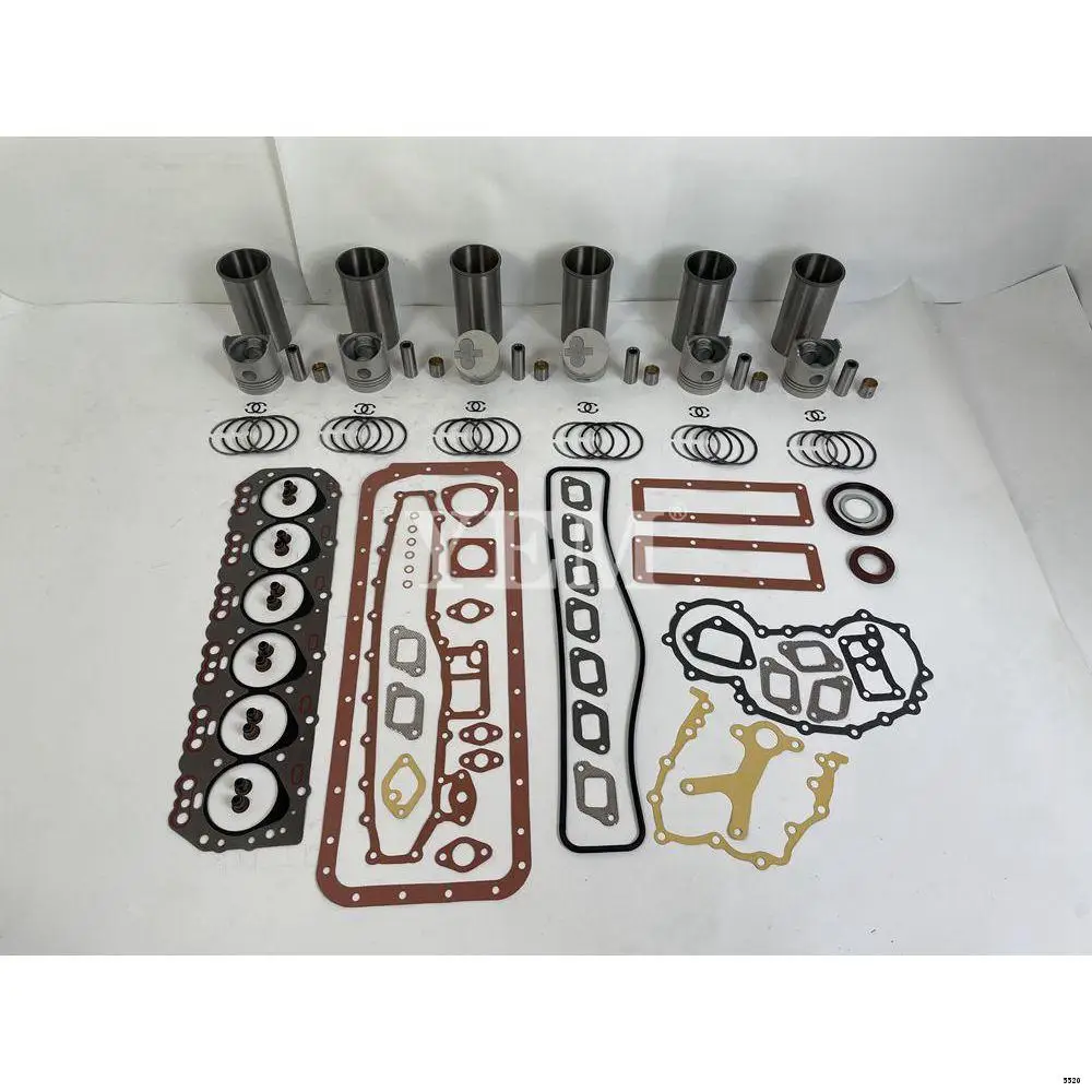 Overhaul Kit With Piston Rings Liner Gasket Kit Fit for Toyota 2H