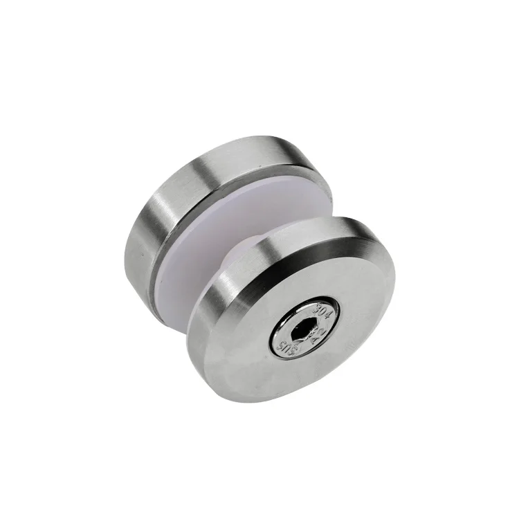 manufacturer oem connecting glass frameless standoff railing glass standoff ss side grip standoff