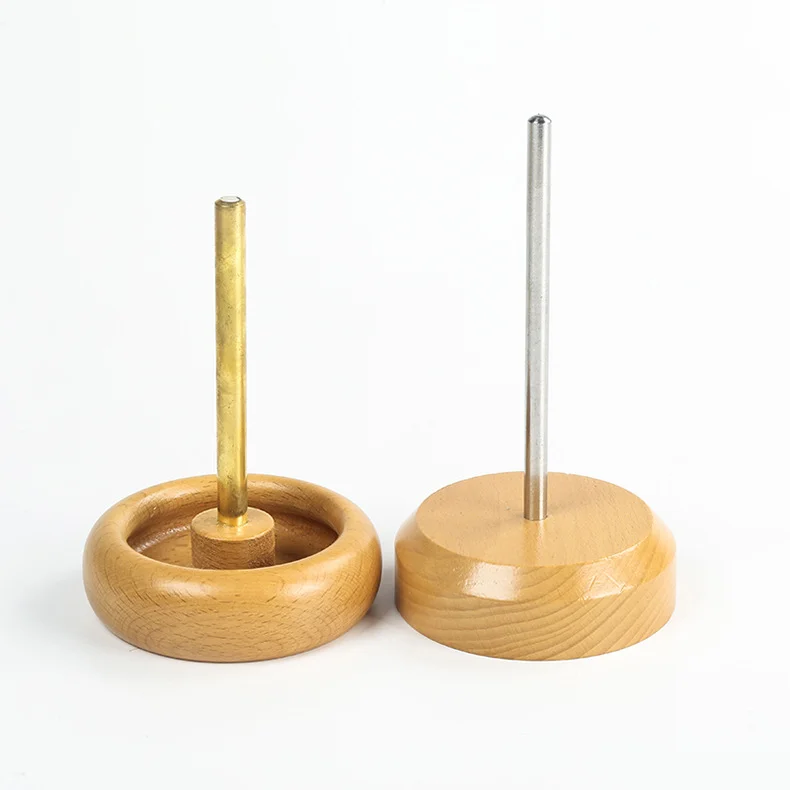 Wooden Manual Bead Spinner For DIY Jewelry Making Tools Spinner Holder