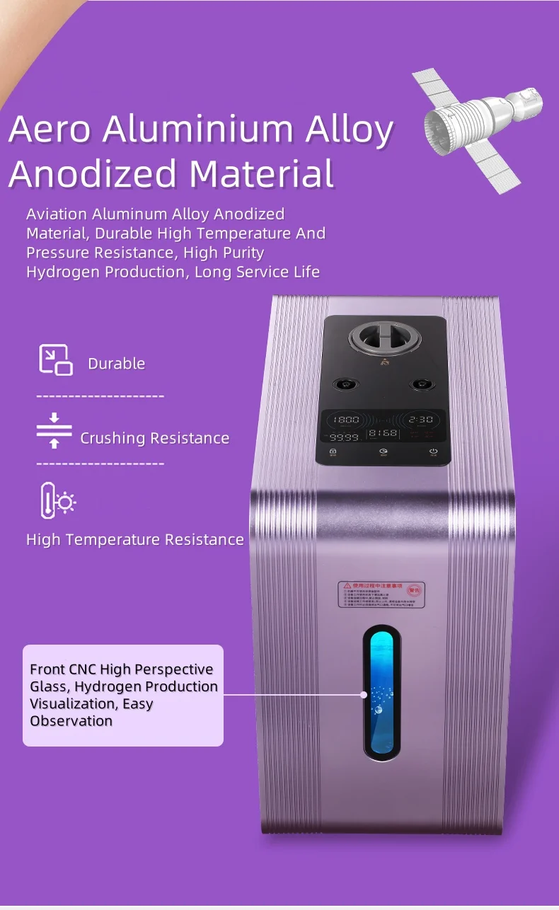 900 Ml Hydrogen Inhalation Machine Hydrogen Generator Home Nasal Inhaler Portable Inhaler Machine supplier