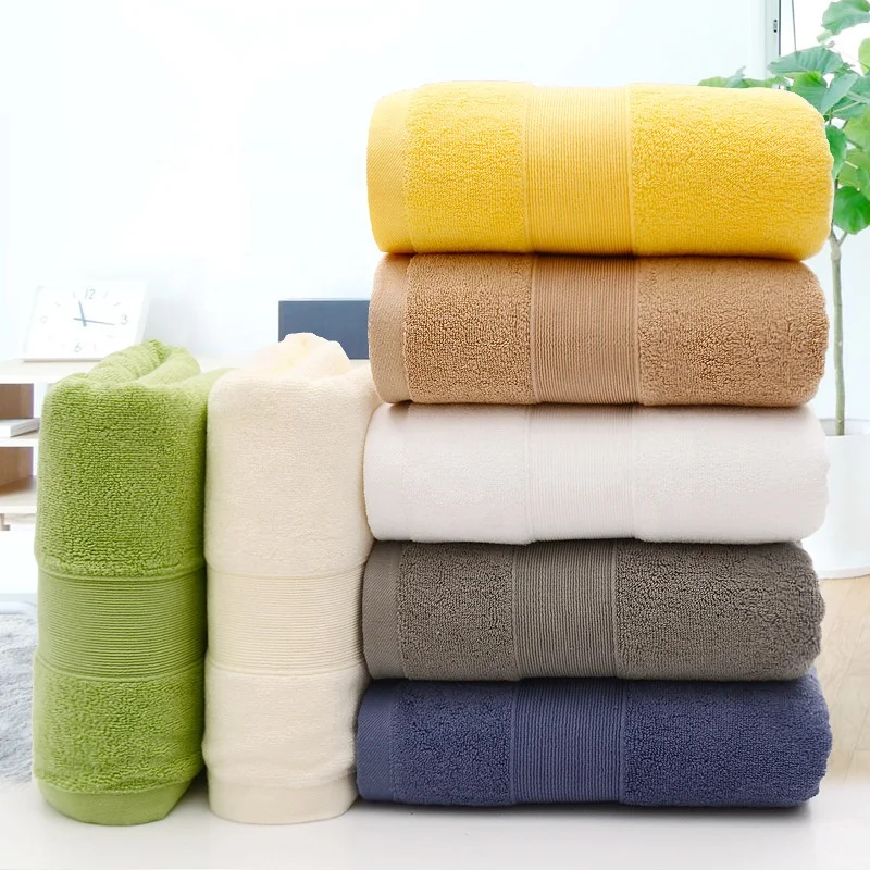 Multi Sizes Soft Wholesale Custom Towel 100 Cotton Towel Set Bath