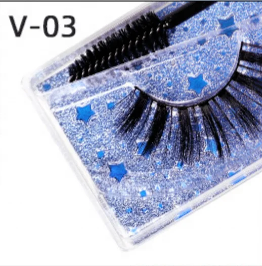 Beautiful man-made fiber eyelashes long lashes 3d Private label Wholesale False mink eyelashes vendor