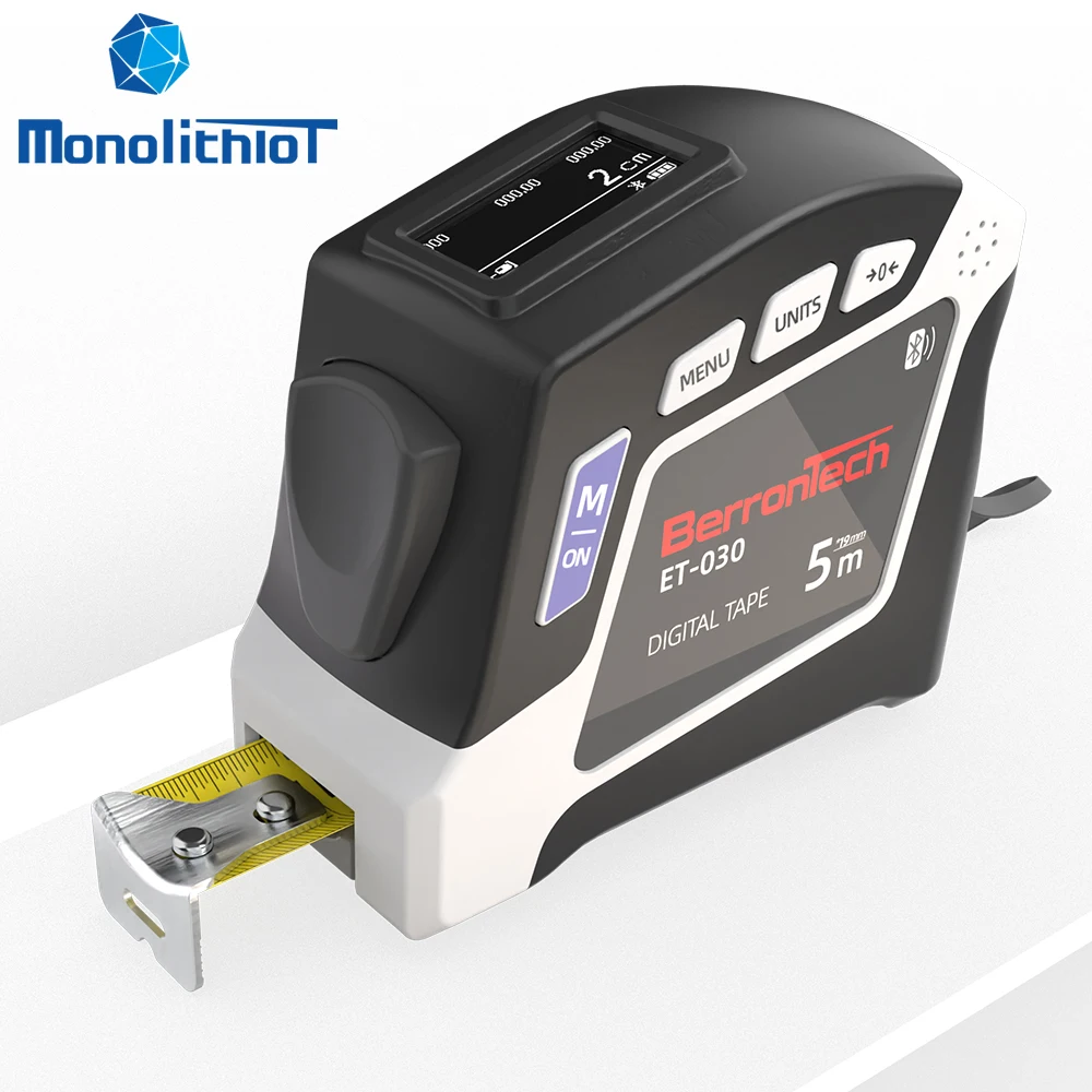 MonolithIoT ET030 5 Meter Blue Tooth Digital Tape Measure