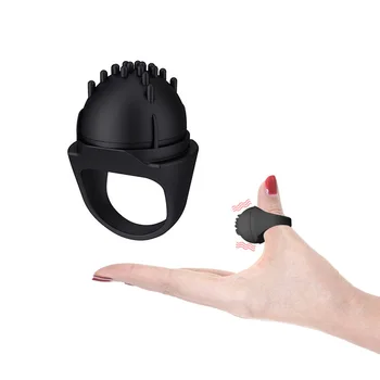 Wholesale Waterproof Silicone Finger Stimulator Removable Bullet Vibrator & Clitoral Vibrator Sex Toys Finger Vibrator