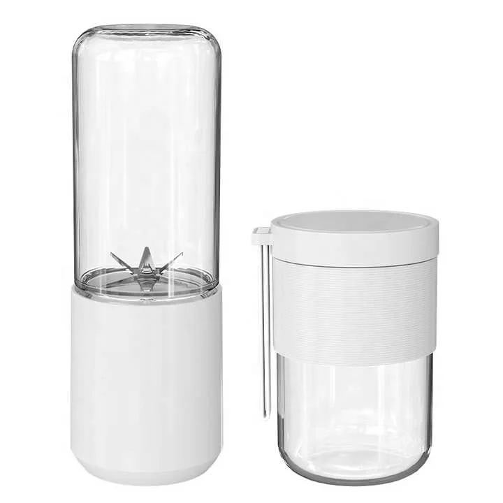 New USB Charging Smoothie Milkshake Juicer Portable Glass Body Juice Cup Students Home Multifunctional Juicing Glass 7