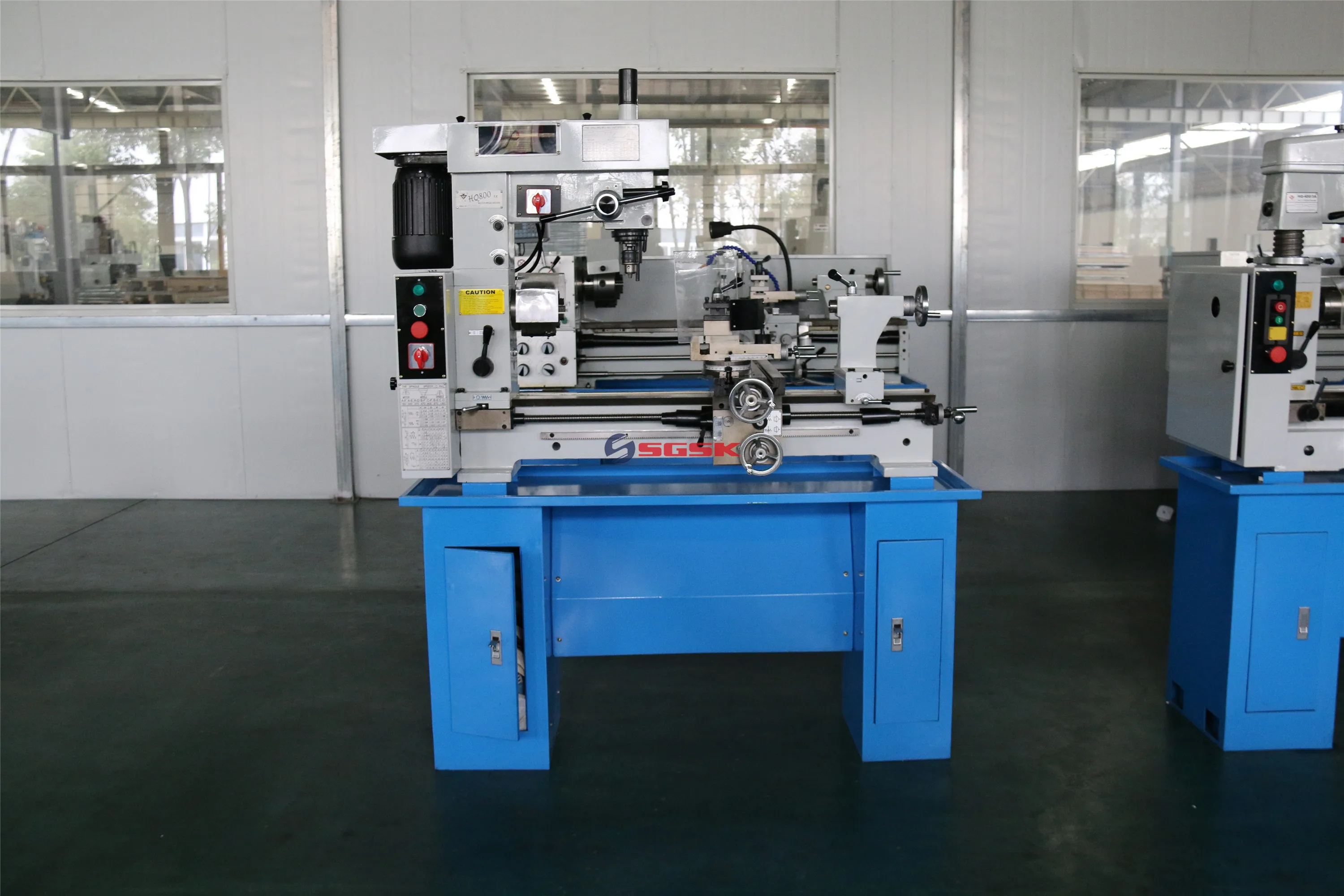 Mini Mill Dill Combo HQ500V HQ800V Portable Shenyang Manual Lathe