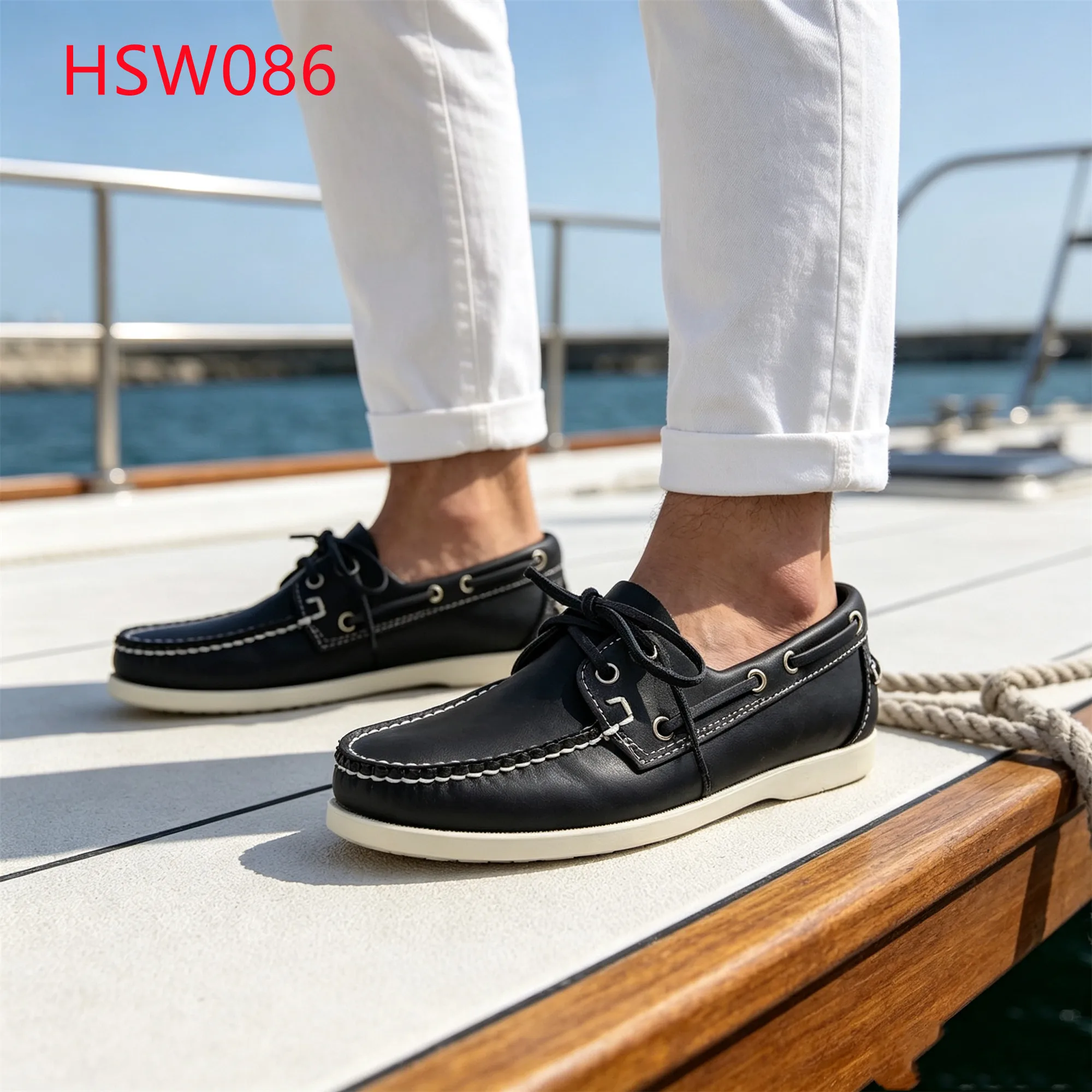 LXG,Everyday Walking Dark Blue Lace-up Style Hua Singh Boat Shoes Networking Event 2-Eyes Size:Eur 27-47 Moccasin Shoes HSW086