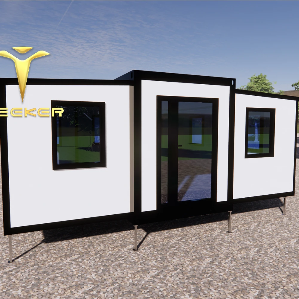 Expandible Prefab Shipping Container House With Extended Foldable