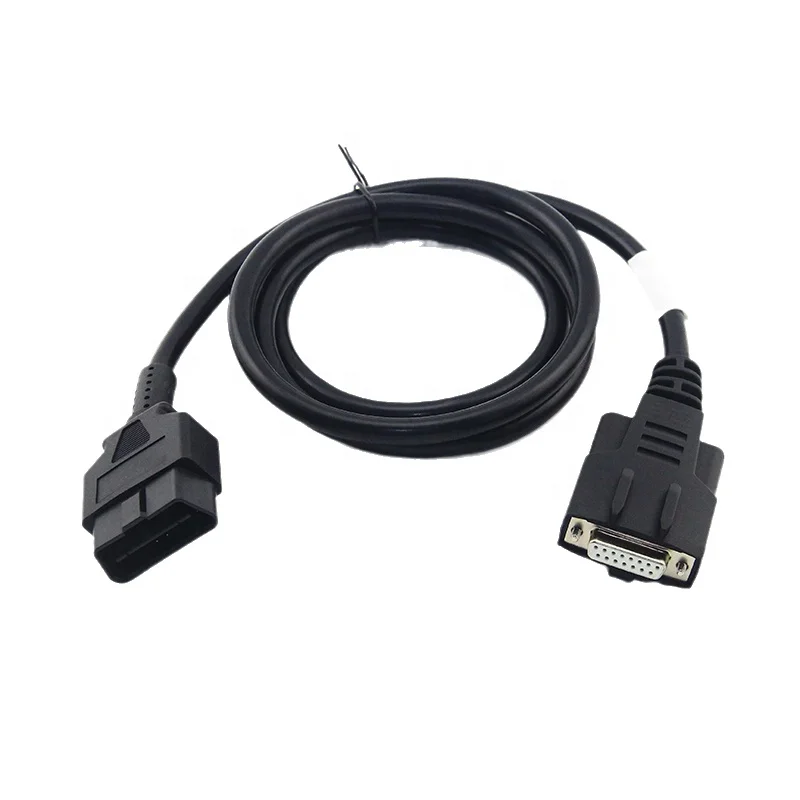 Custom Obd 16 Pin Male To D Sub 15pin Male Obd2 To Db15 Cable Obd Diagnostic Cable Scanner Tool 5531