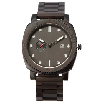 2024 Fashion Luxury Wood Modern Watch Men's OEM Custom Engraved Watch Shenzhen Factory Wholesale Price Round Hand Wooden Watch