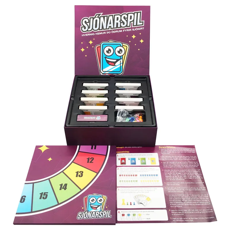 Custom Print Card Guessing Game Guess Who Board Game
