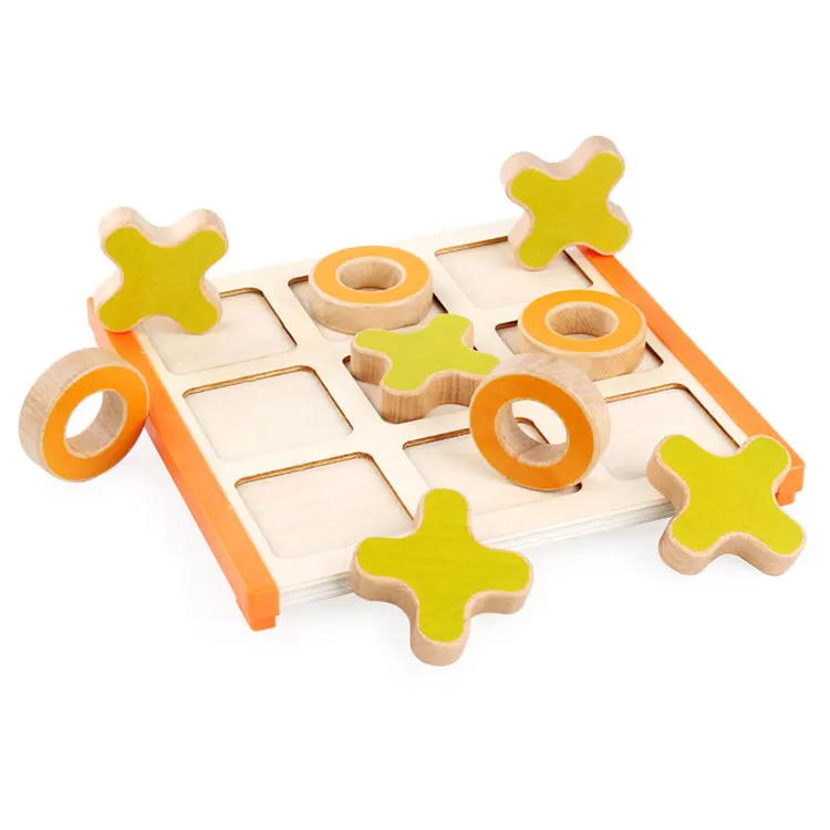 Монтессори дошкольного образования деревянный пазл строительные блоки