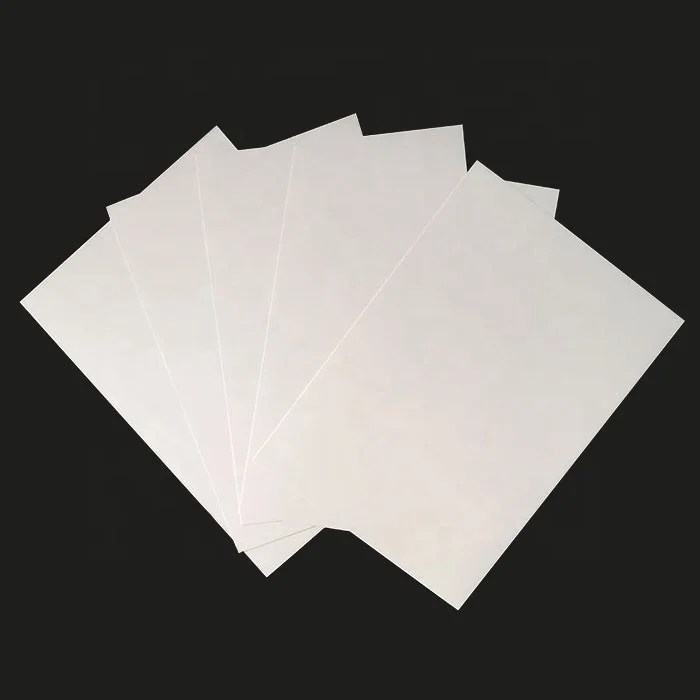 A4 размер 0 3 мм белый для струйной печати ПВХ лист термической обработки Feuille De идентификационные карточки пластиковые удостоверения