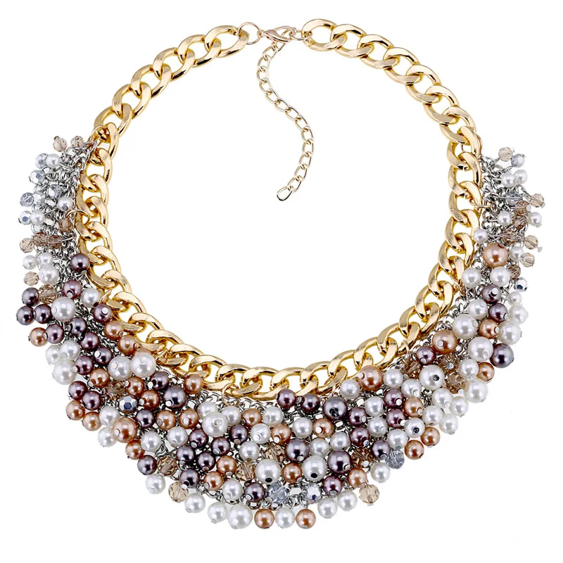 Jewelry,Collar Necklaces,Pearl Necklace 