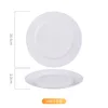 Platos planos de 10 pulgadas [35 por caja]