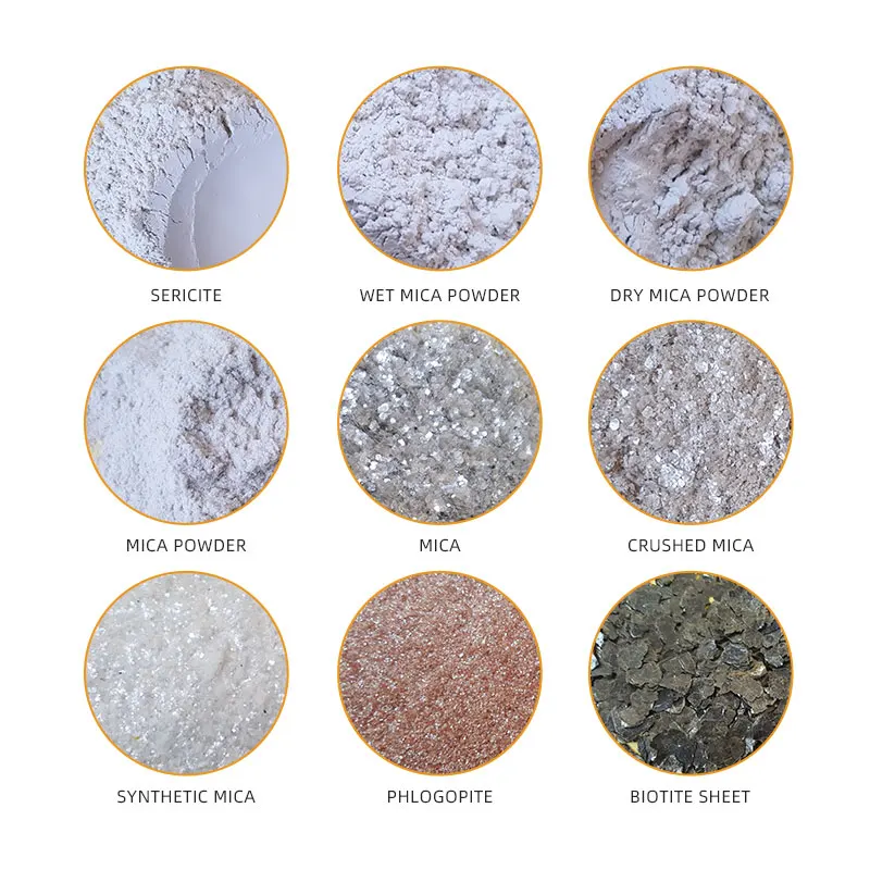 Cheap price dry and wet 325 1000 1250 6000 mesh mica powder color white mica powder sericite  powder