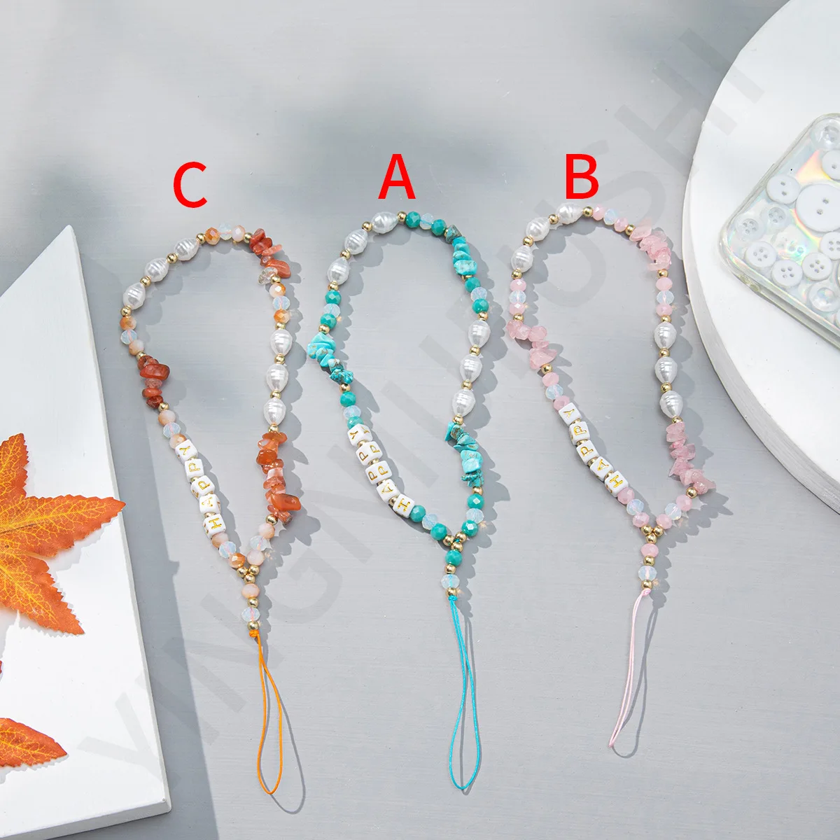 Модные подвески для мобильного телефона «сделай сам» с розовыми Кристаллами Кварца, цепочка для сотового телефона с индивидуальным логотипом, милые жемчужные бусины, подвески для мобильного телефона