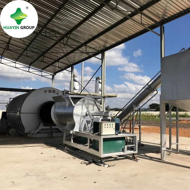 Huayin Waste Plastic Pyrolysis Reactor 60t Tyre Pyrolysis Machine to Fuel Oil