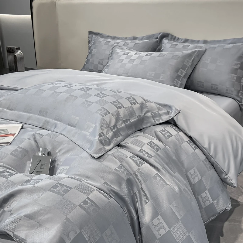 Brand Ultra Soft Luxury Customized High Quality Jacquard Bedding Sets
