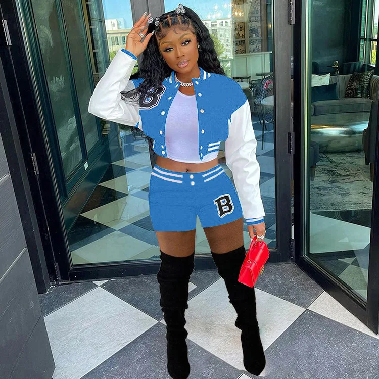 New Arrivals Women Letterman Jacket 