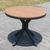 90 plastic wood round table