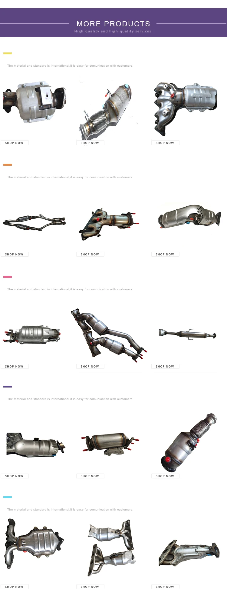 Catalytic Converters Professional Manufacturer Customized Aftermarket