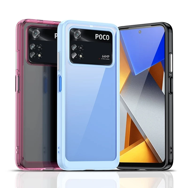 Xiaomi Poco Poco C3 Transparent Back Cover TPU Bumper Transparent