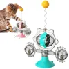 Hanging Wheel Cat Interactive Toy - Lake Blue