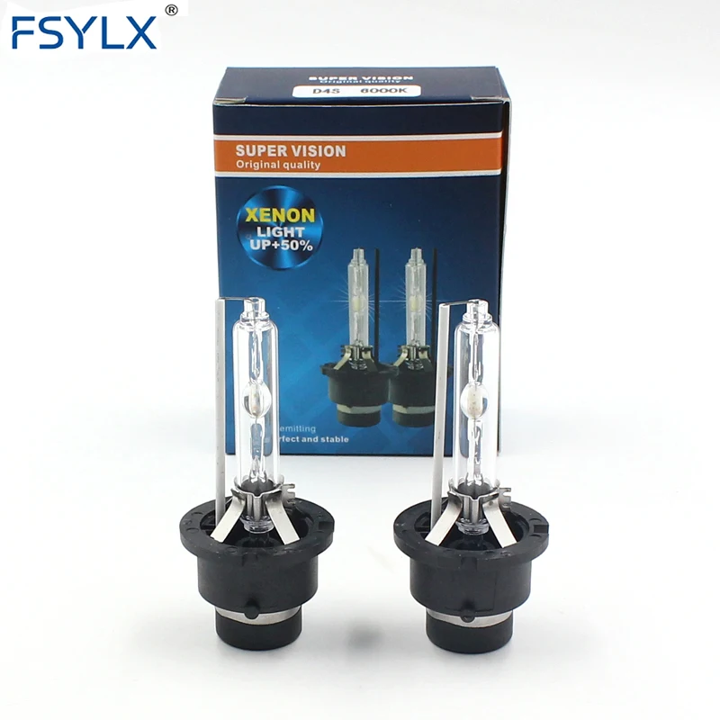 Pair Autolizer D2S D2R D2C 35W HID Xenon Replacement Bulbs - Universal Fit