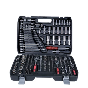 216-Piece 24-tooth Auto Repair Tool Box Hardware Set Multi-Functional Dual-Purpose Wrench OEM Customization for Hand Power