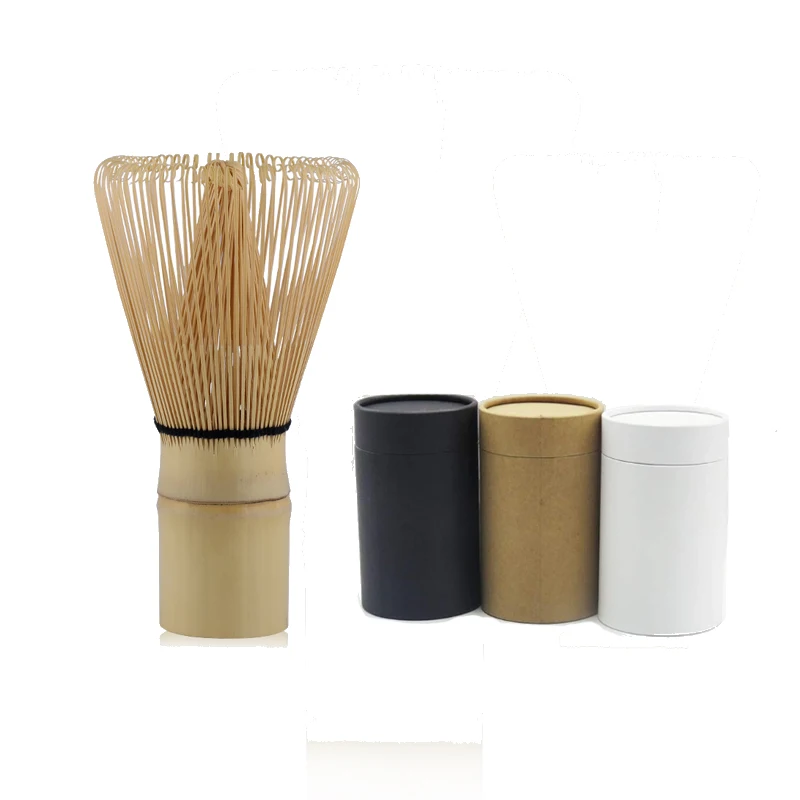 BambooMN Japanisches Matcha-Teeset Aus Bambus – Chasen (Schneebesen), Sieb, Chashaku (Löffel) & Teelöffel – 1 Set