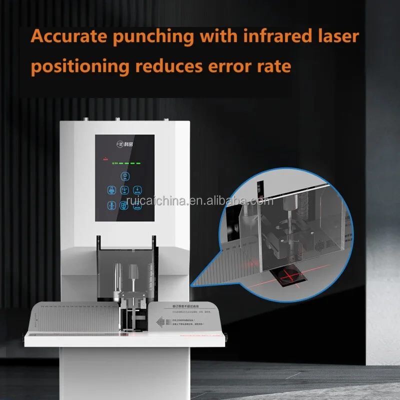 50mm Bill Book Binding Machine Binding Machine Financial Pipe Hot