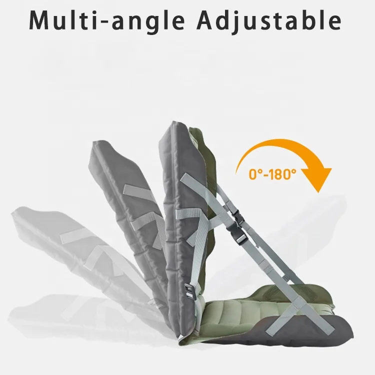 Odm & Oem Inflatable Cushion Outdoor Portable Pad Folding Chair Picnic Beach Chair Mat Camp